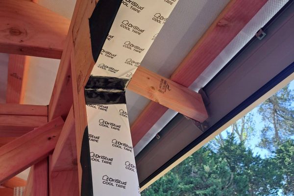 Cool Window Flashing Tape installed with DriStud Repel
