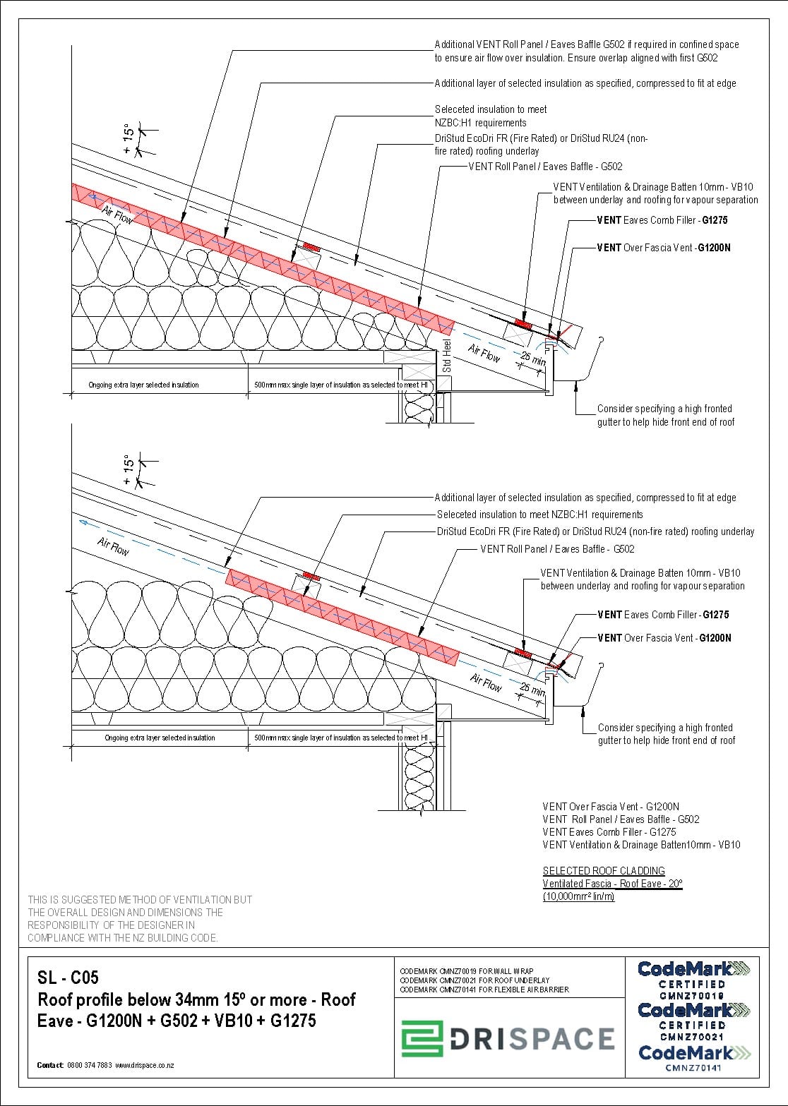Steel Longrun - 15º or more - DWG